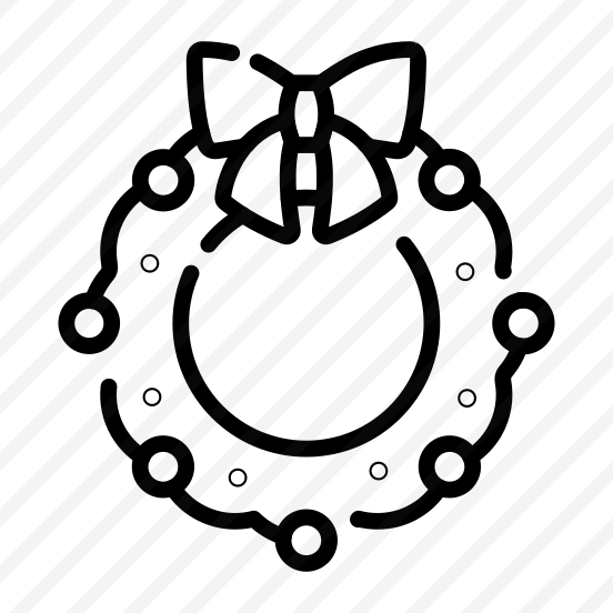 Wreath, Decor, Decoration, Ribbon, Christmas preview