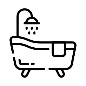 Bathtub, Bath, Shower, Bathroom, Lavatory icon