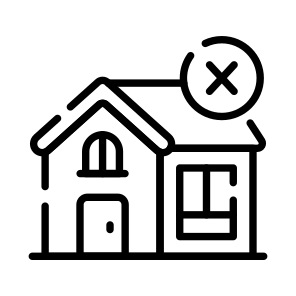 Cancel, Cross, Home, House, Residence icon