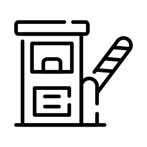 Checkpost, Checkpoint, Gate, Stopper, Barrier icon