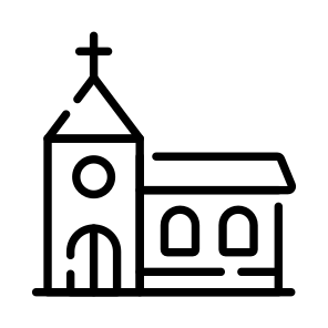 Church, Chapel, Religious, Property, Estate icon