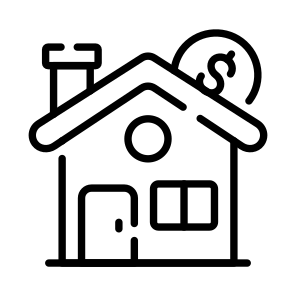 Cost, Price, Money, Home, House icon