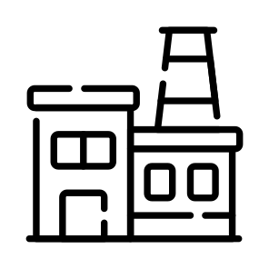Factory, Mill, Industry, Property, Estate icon