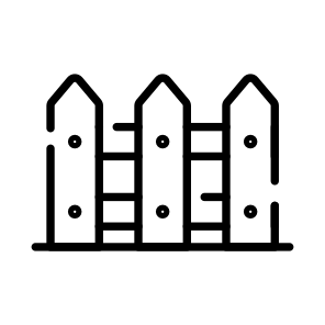 Fence, Railing, Palisade, Barrier, Barricade icon