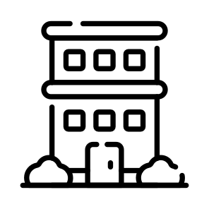 Hotel, Motel, Residence, Property, Estate, icon