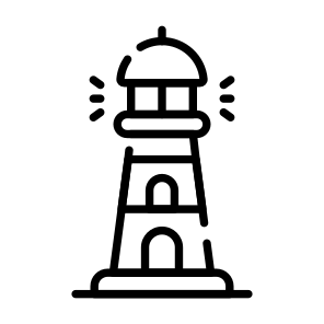 Lighthouse, Tower, Watchtower, Property, Estate icon