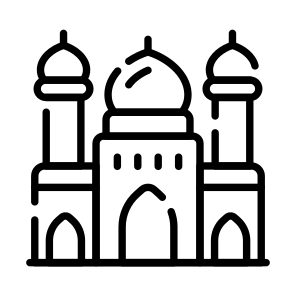 Mosque, Masjid, Religious, Property, Estate icon