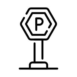 Parking, Sign, Signage, Signboard, Board icon