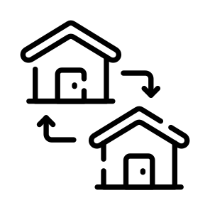 Shifting, Moving, Home, House, Residence icon