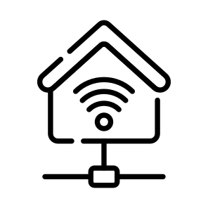 Smart, Wifi, Technology, Home, House icon