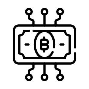 Asset, Banknote, Bitcoin, Crypto, Cryptocurrency icon