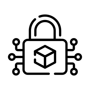 Blockchain, Lock, Padlock, Asset, Encryption icon