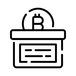 ,box, Saving, Bitcoin, Crypto, Cryptocurrency,,, icon
