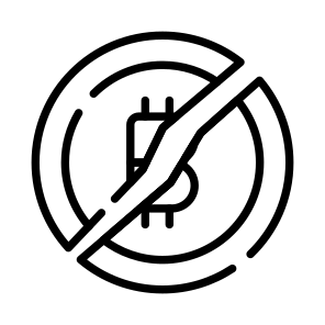 Halving, Broken, Cracked, Bitcoin, Crypto icon