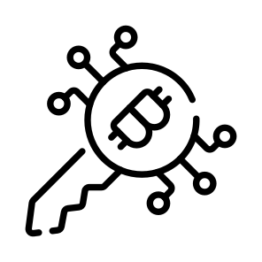 Key, Digital, Asset, Bitcoin, Crypto icon