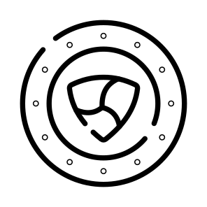 Nem, Crypto, Token, Asset, Coin icon