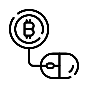 Online, Trading, Bitcoin, Crypto, Cryptocurrency icon