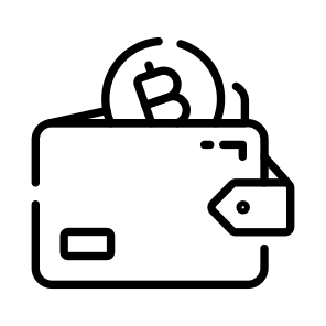 Wallet, Notecase, Billfold, Purse, Bitcoin icon