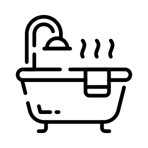 Bathtub, Tub, Shower, Lavatory, Spa icon