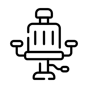 Chair, Seat, Furniture, Interior, Equipment icon