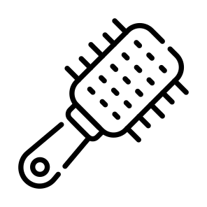 Hairbrush, Brush, Detangling, Styling, Bristles icon