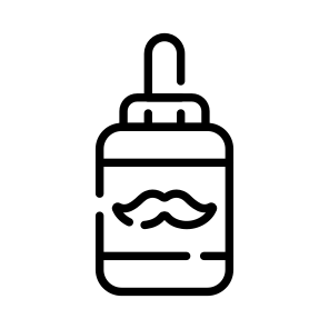 Serum, Moustache, Growth, Oil, Facial icon