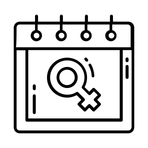 Calendar, Empowerment, Women Day, Feminism, Schedule,,, icon