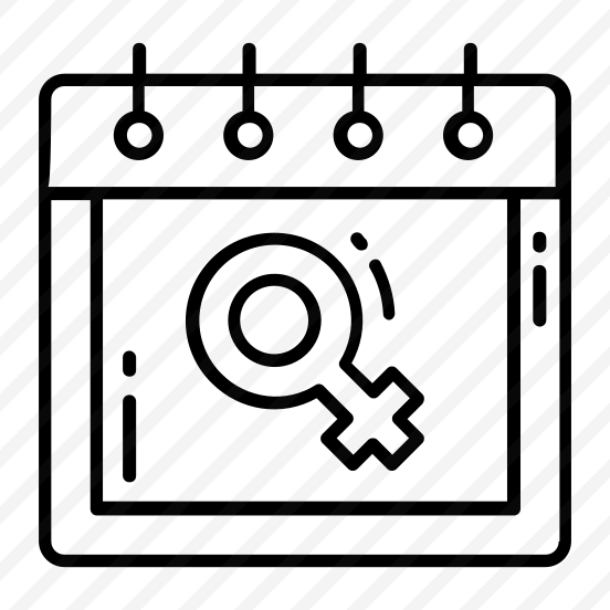Calendar, Empowerment, Women Day, Feminism, Schedule preview