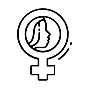 Feminism, Women, Face, Gender, Women Right, icon