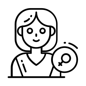 Girl, Female, Gender, Happy, Women Day, icon