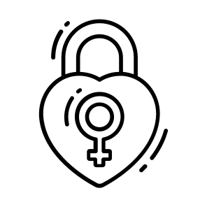Love, Padlock, Lock, Women Day, Affection icon