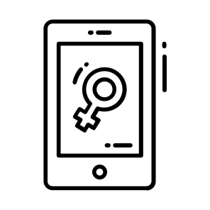 Mobile, Women, Day, Feminism, Gender Symbols, Cell Phone, icon