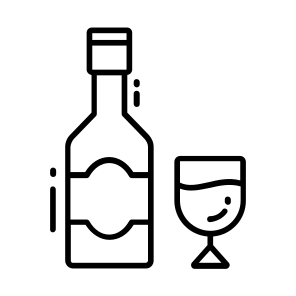 Wine, Bottle, Glass, Beer, Celebration, icon