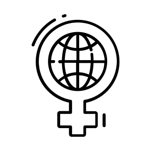 Women Day, Worldwide, Feminine, Gender, Vindication icon