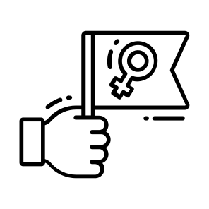 Women Rights, Domestic, Violence, Aggression, Flag icon