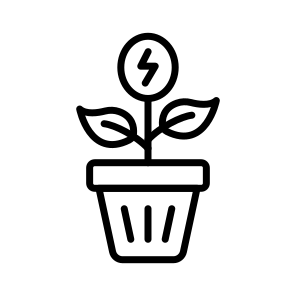 Biomass Energy, Green Energy, Eco Energy, Sustainable, Renewable icon