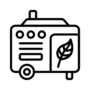 Eco Generator, Inverter, Power Generator, Electric Generator, Diesel Generator, icon