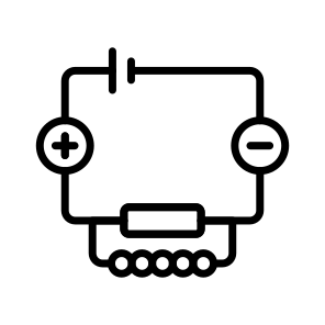 Electric Circuit, Power Circuit, Electronic Circuit, Open Circuit, Conductive icon