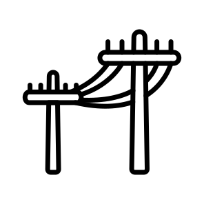 Electric Pole, Electric Tower, Utility Pole, Power Pole, Transmission Pole, icon