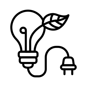 Green Energy, Renewable, Sustainable, Power, Electricity icon