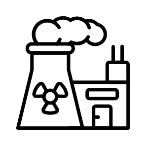 Nuclear Plant, Reactor, Energy, Nuclear Tower, Power Plant icon