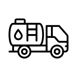 Oil Truck, Fuel Truck, Oil Tanker, Lorry, Vehicle icon