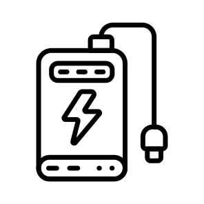 Power Bank, Portable Charger, Battery Pack, Mobile Power, External Battery, icon