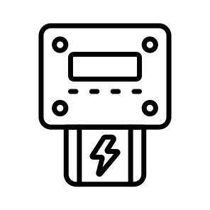 Power Meter, Electric Meter, Energy Meter, Watt Meter, Kilowatt Meter, icon