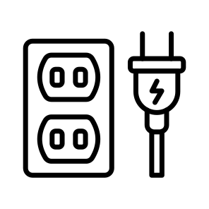 Power Plug, Power Connector, Electrical Plug, Socket Adapter, Power Cord icon