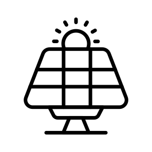 Solar Energy, Solar Power, Renewable Energy, Photovoltaic Energy, Sun Power, icon