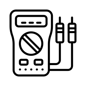 Voltmeter, Voltage Meter, Electrical Meter, Device, Instrument icon
