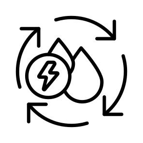 Water Energy, Hydropower, Hydro Energy, Water Power, Aqua Power icon
