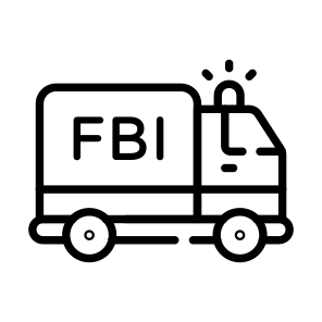 Fbi, Lorry, Truck, Vehicle, Transport icon