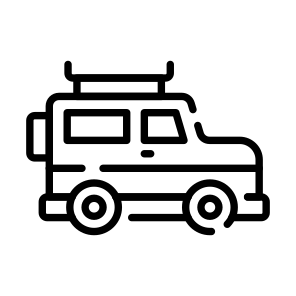 Jeep, Vehicle, Transport, Conveyance, Transit icon